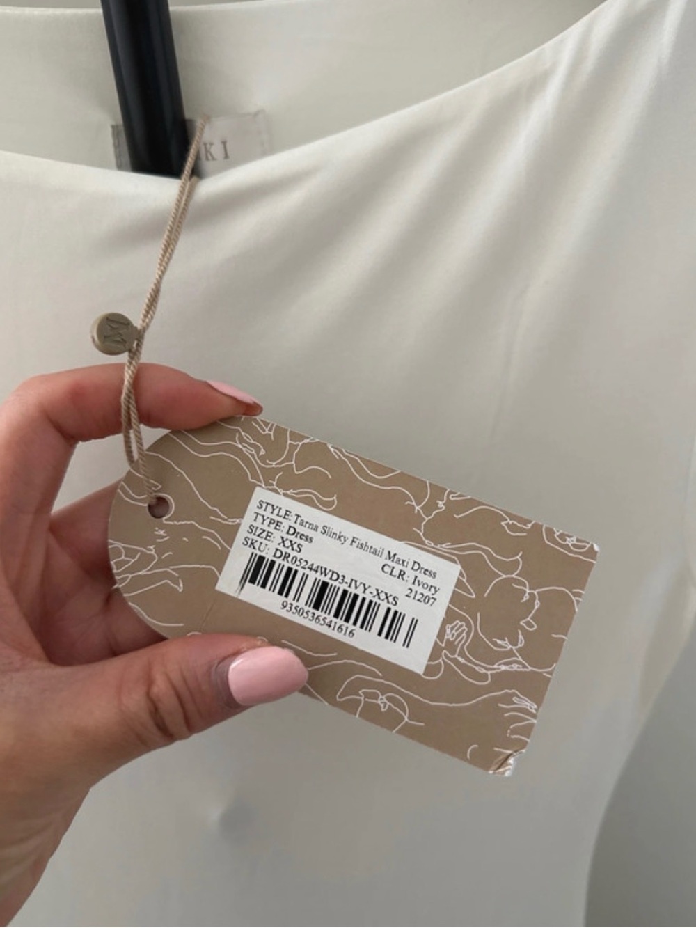Meshki Tarna Slinky Fishtail Maxi Dress - Picture 4 of 4